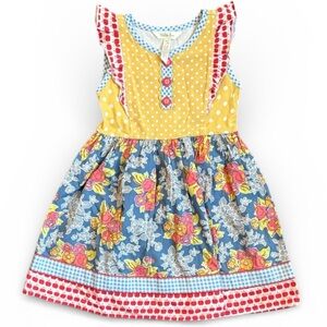 Matilda Jane The Adventure Begins Around the Globe Dress Girl’s 4